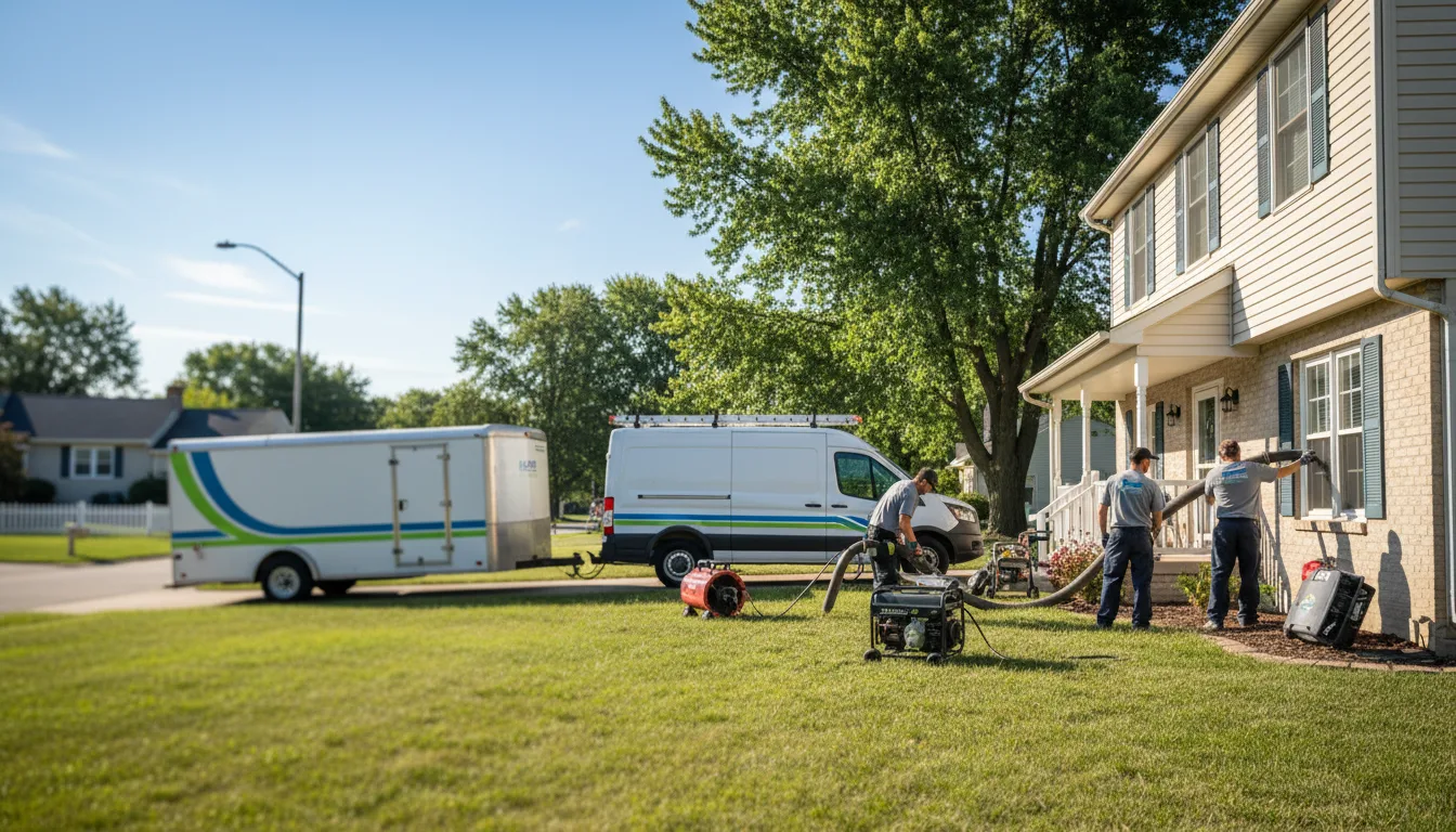 Flooded Basement Restoration And Cleanup With Repair in Newfane, NY near me